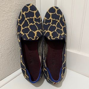 Rothy’s navy giraffe loafer sz 7.5